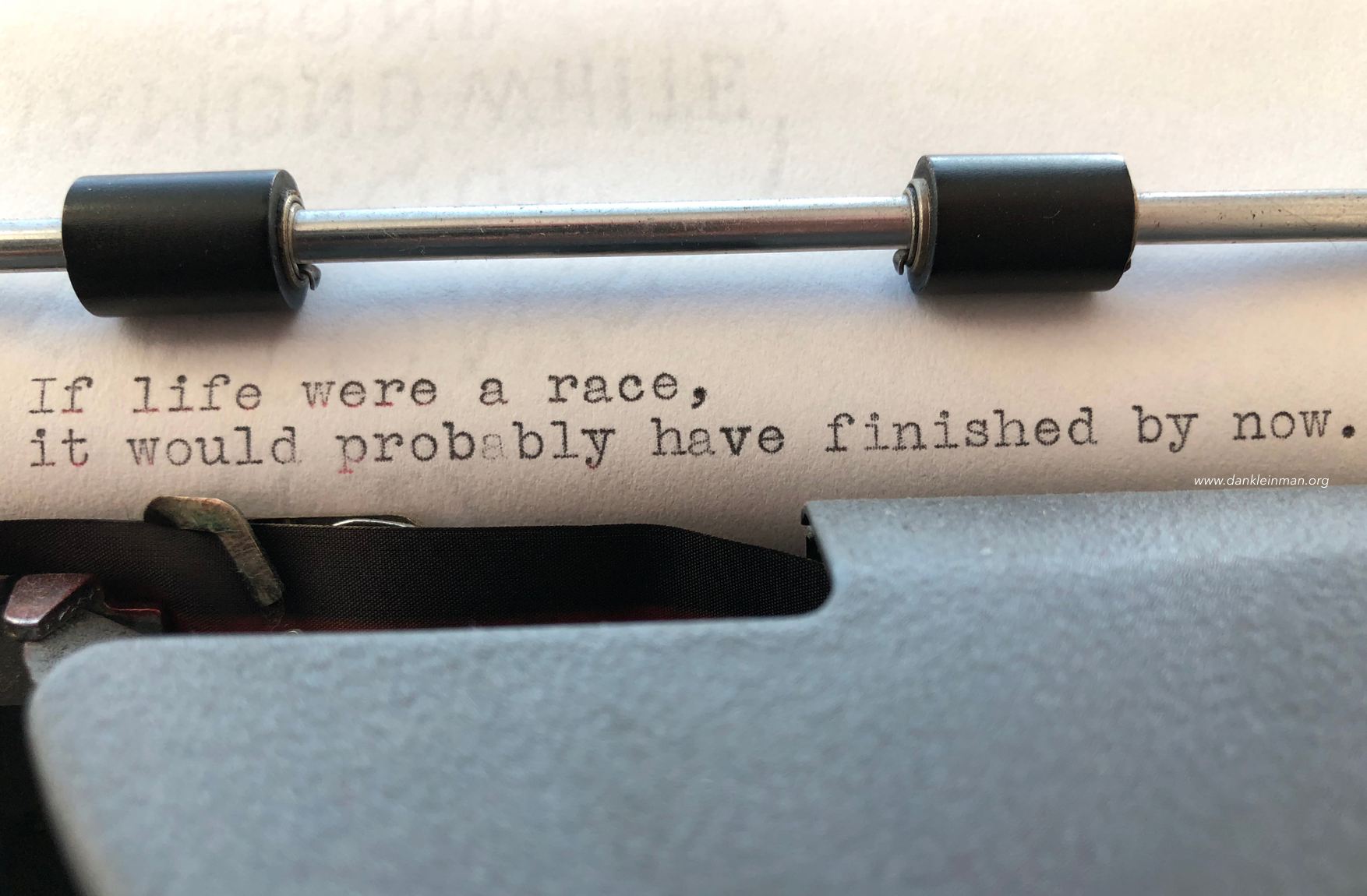 #TypewriterThought Eighteen One Six