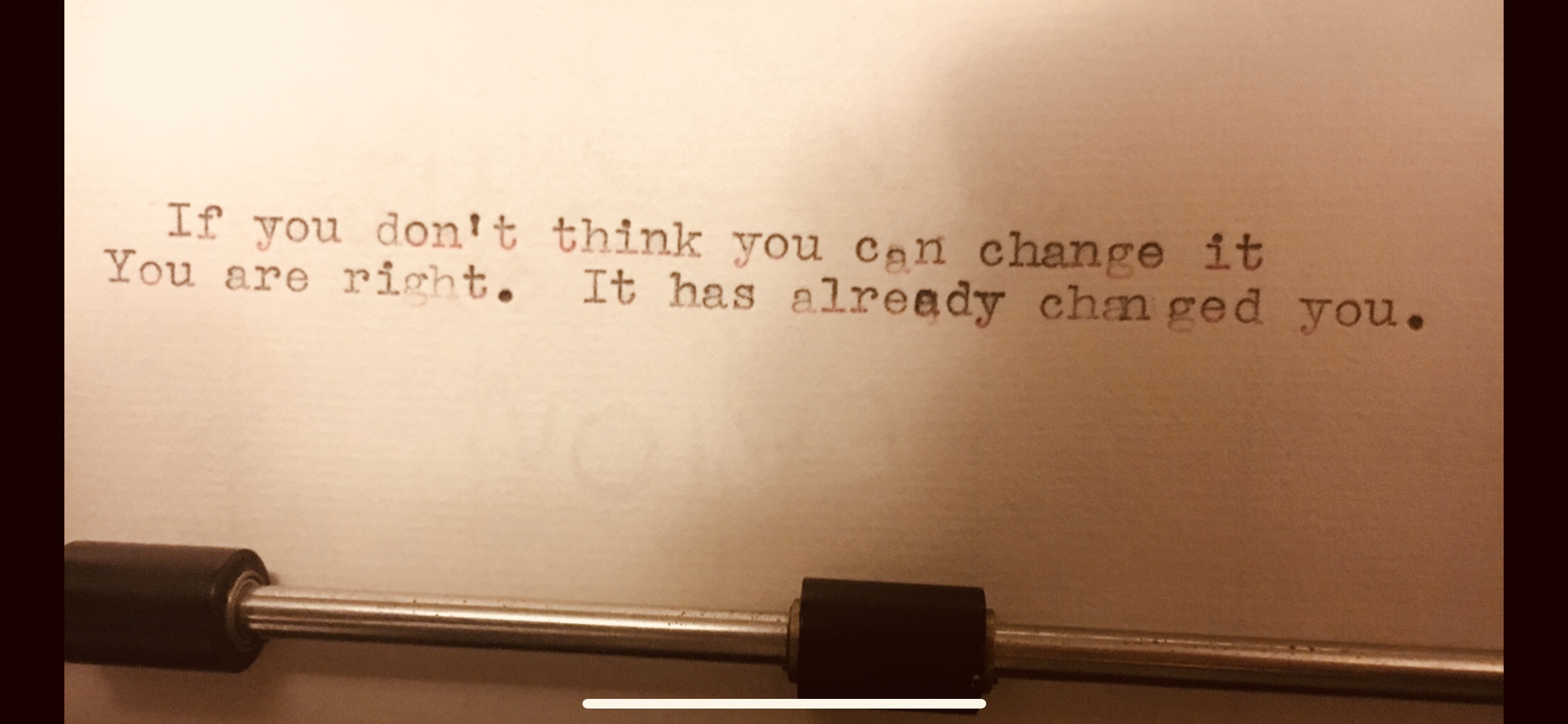 Typewriter Thought Two Twelve Seventeen