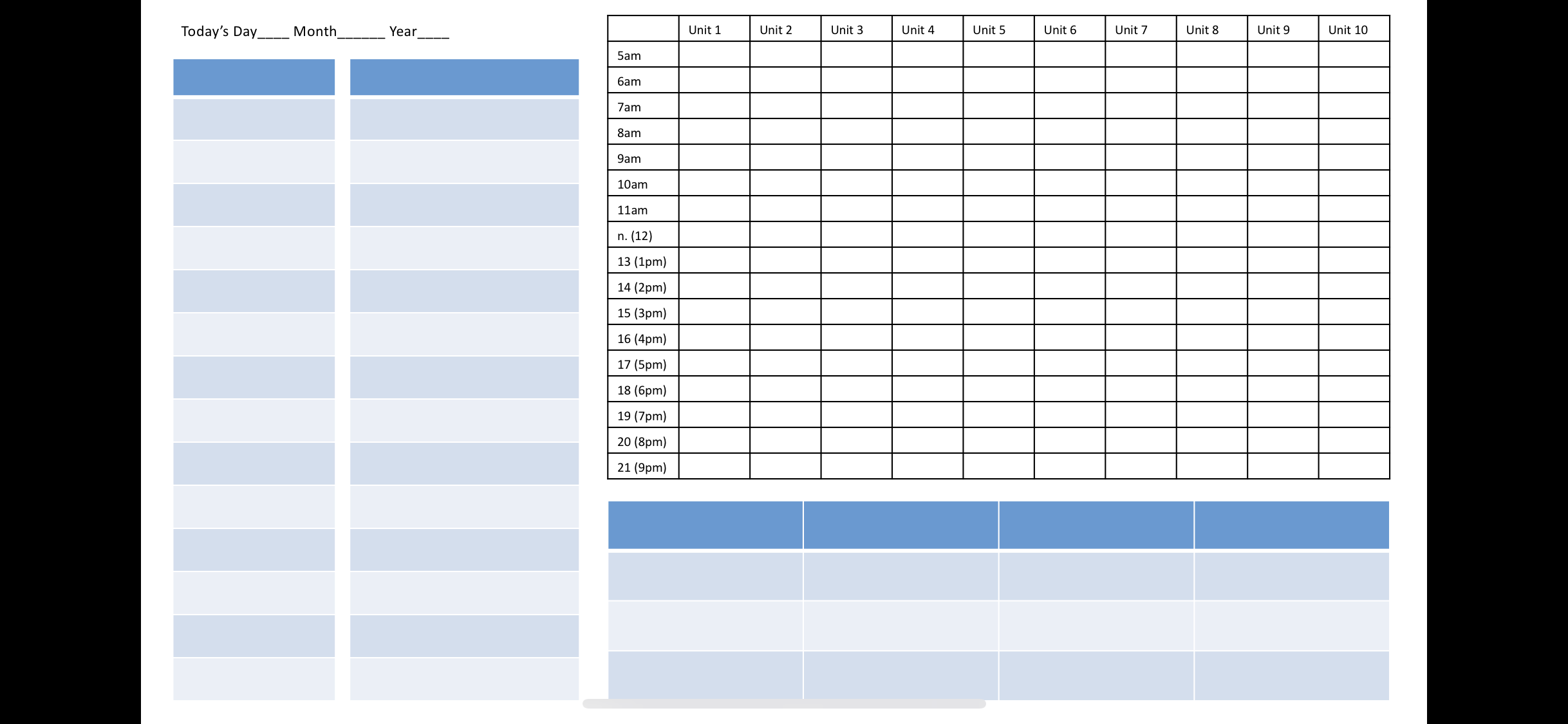New Time Sheet template! for Paralegals and more!
