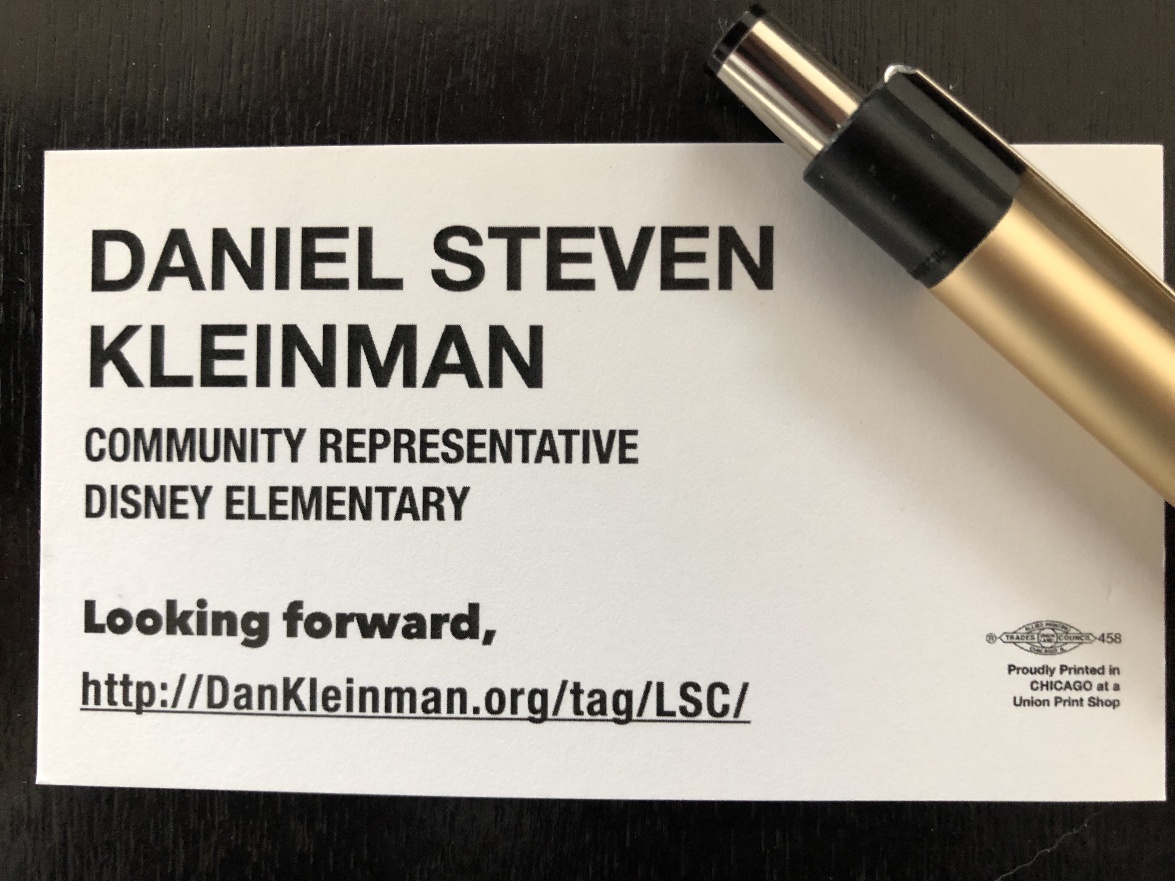 Small Donors chip in for Union Printed Materials for a Greater CPS Campaign