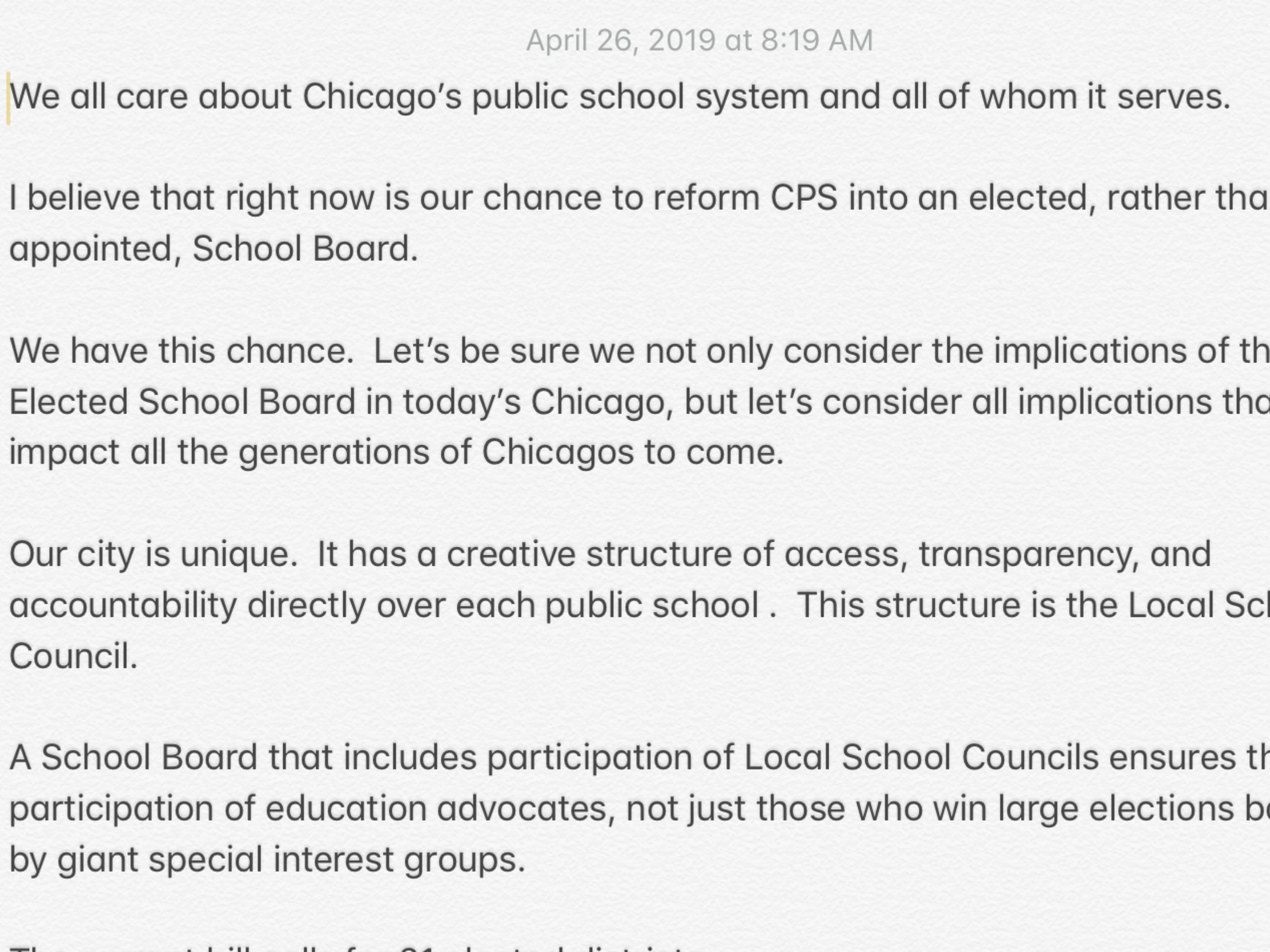 21 Districts to Run CPS School Board?