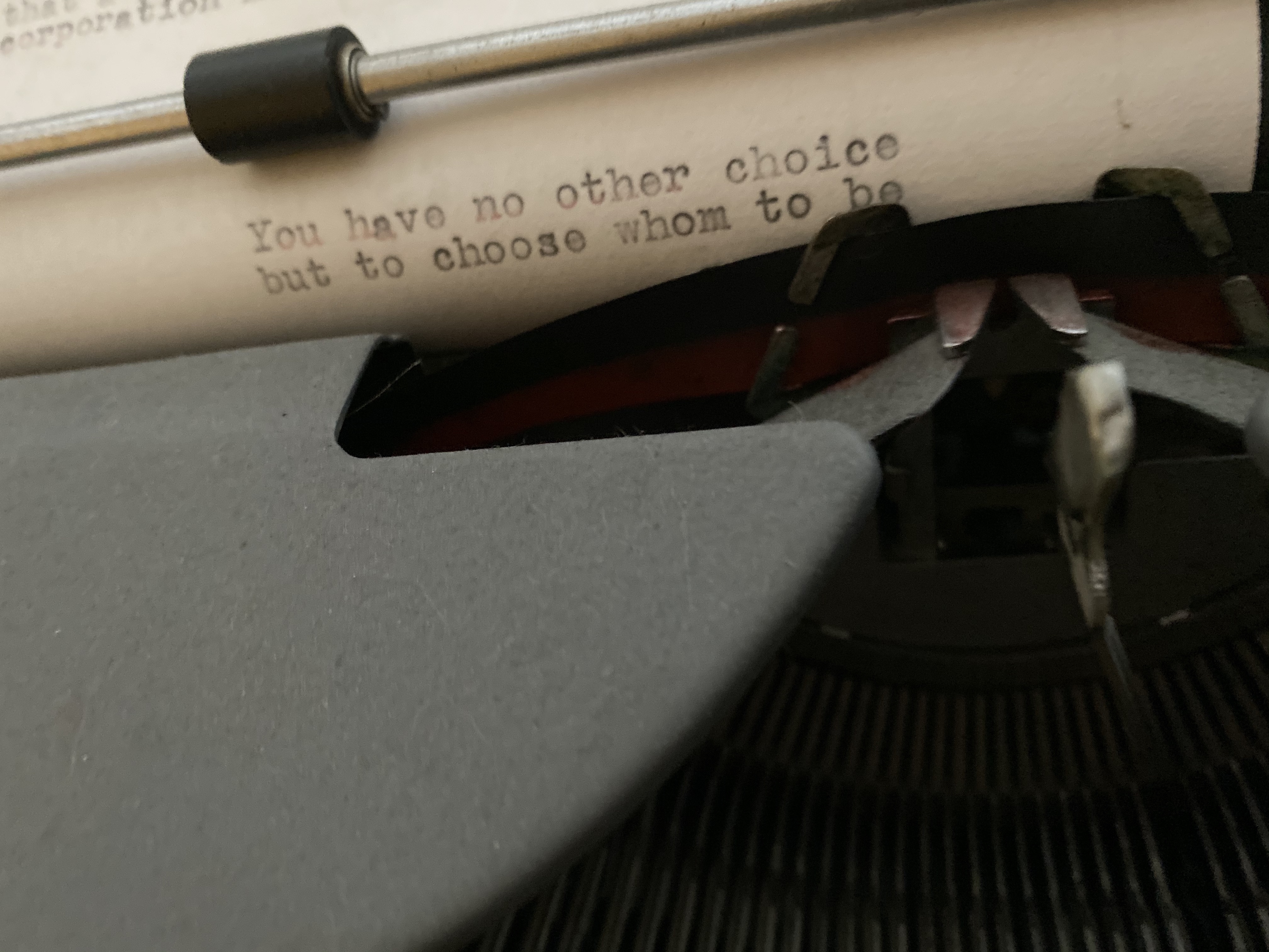 Typewriter Thought Eleven One Nineteen