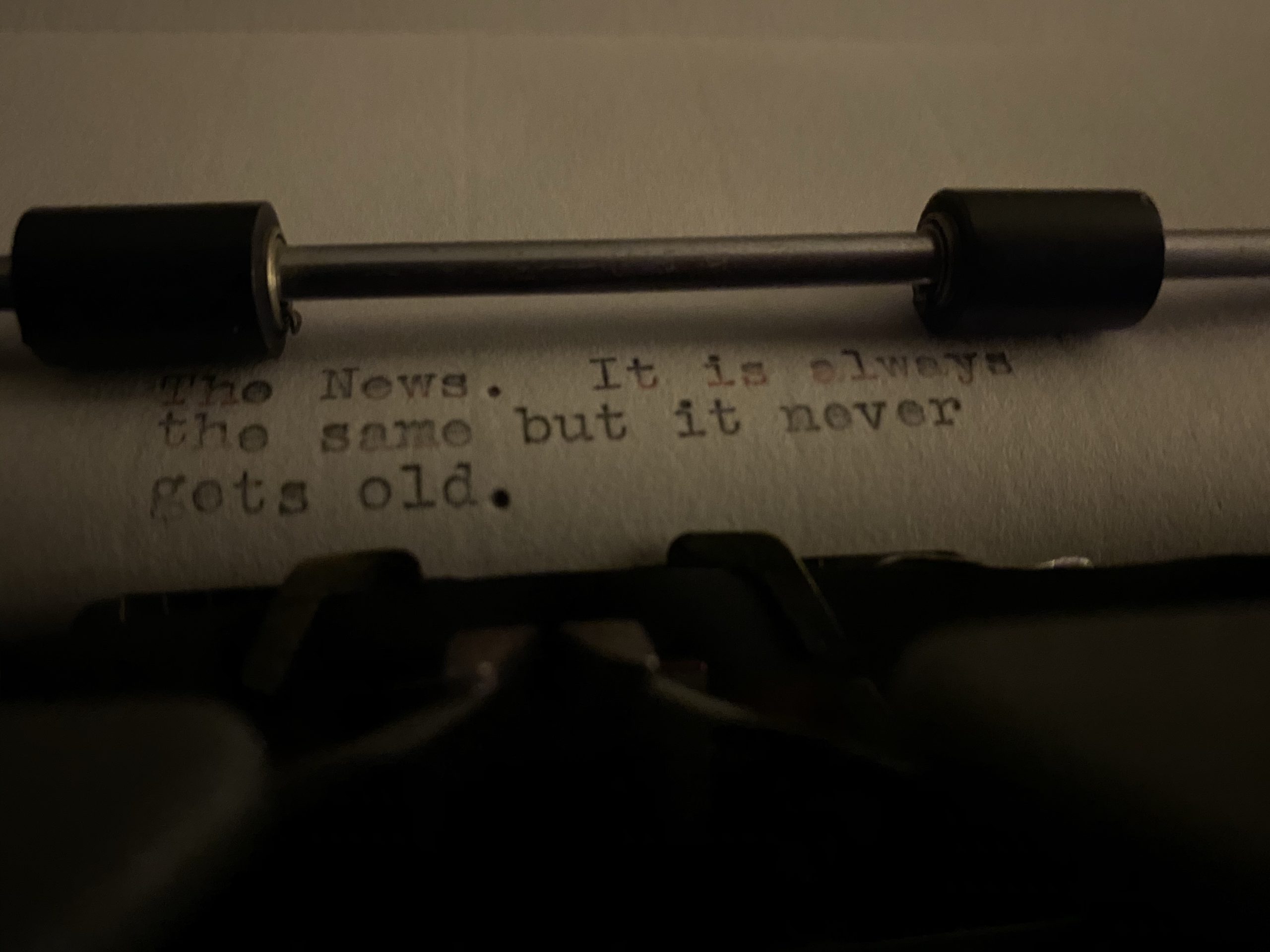 Typewriter Thought The Twentieth of the Fourth of the Twentieth of the Twentieth