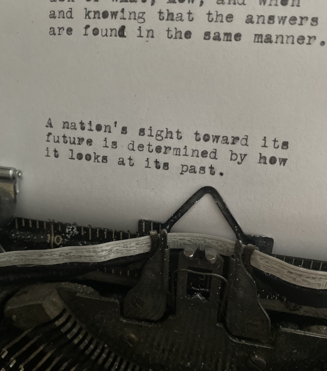 Typewriter Thought October Fifth Twenty Twenty One Among a Few