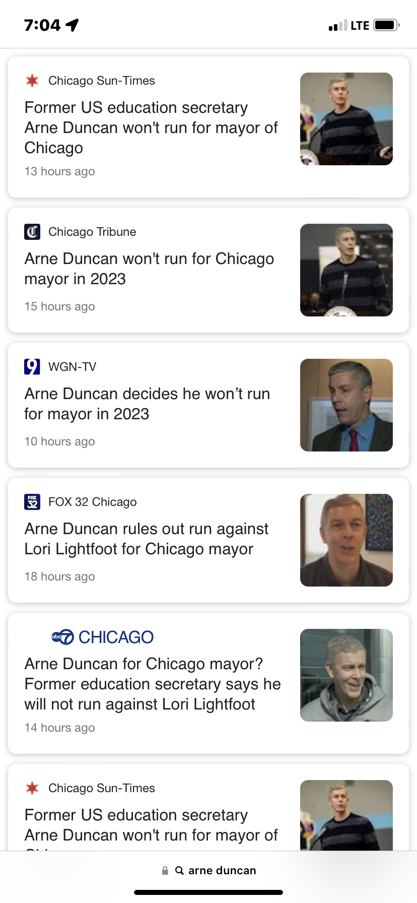 Education Secretary Not Running for Mayor—- good.