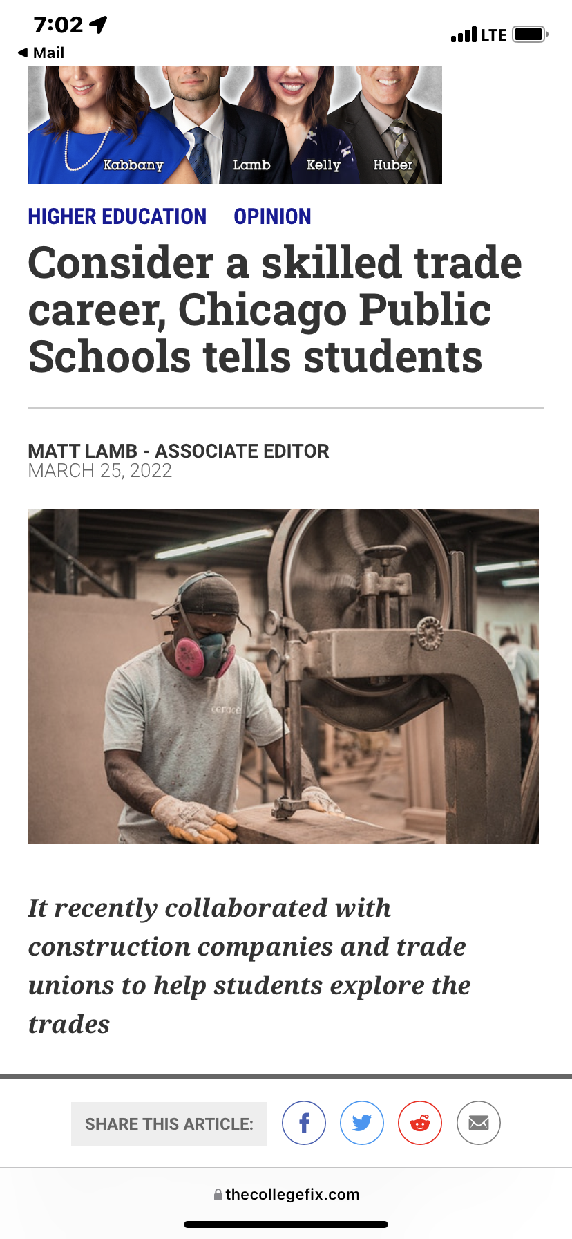 On this, CPS is correct: entering the skilled trades is a career path incredibly rewarding, incredibly overlooked.