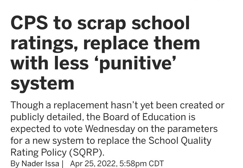 CPS Schools Should Never Have Had to Compete Against Each Other for Resources. And the Fix Needs to be Better, but Without Input Hope Looks Grim