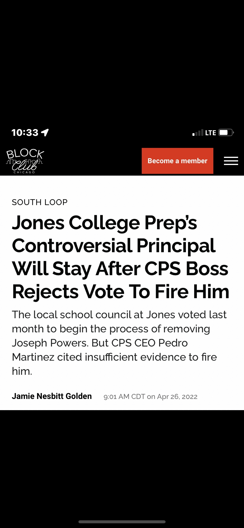 CPS Disgraceful Flouting of Democratic Voices: Doesn’t Care About Jones College Prep Vote, Regardless. CPS CEO Pedro Martinez: Don’t dismiss democracy!!