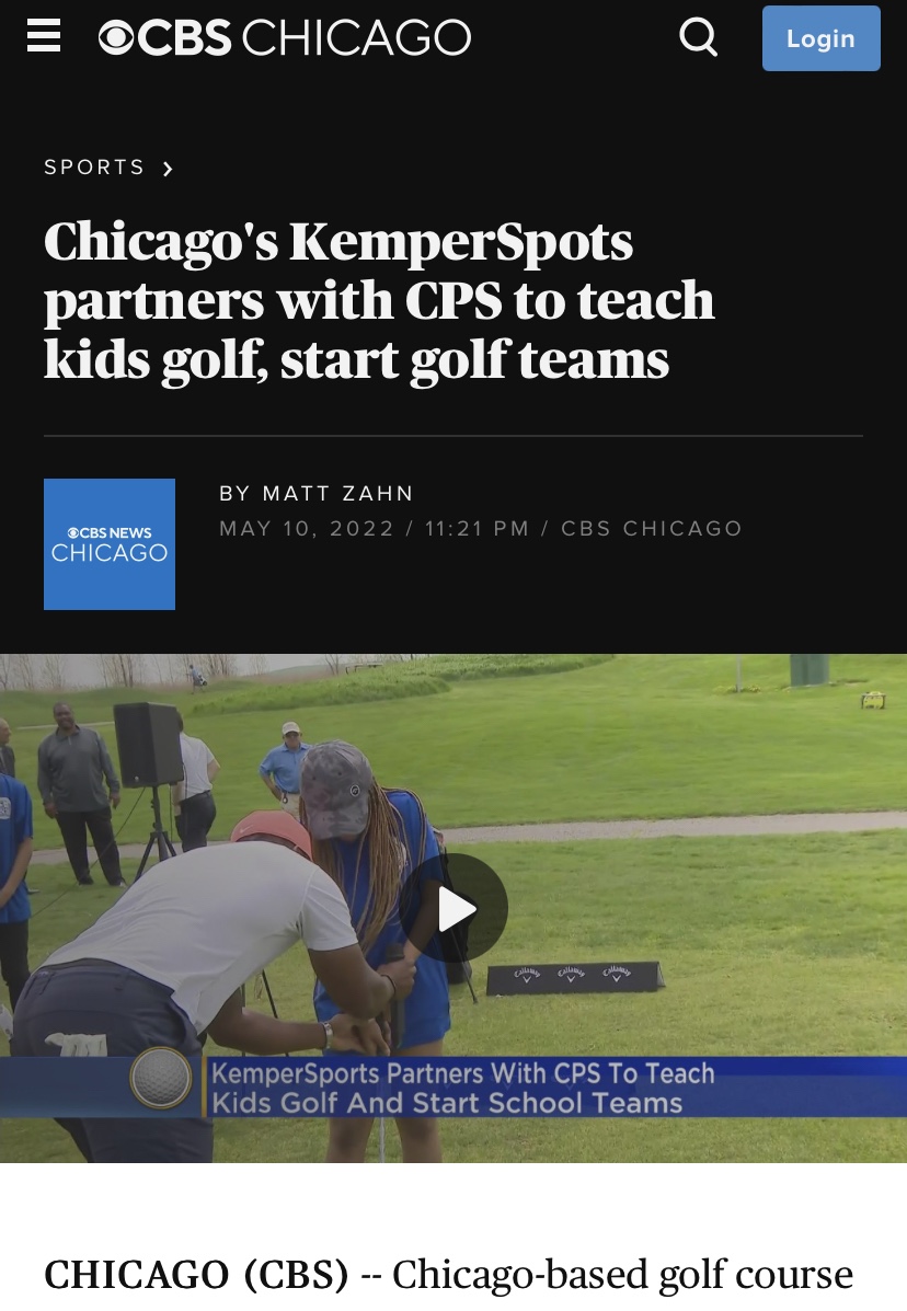 Sport Opportunities are Good Opportunities: CPS received partnership to teach kids golf