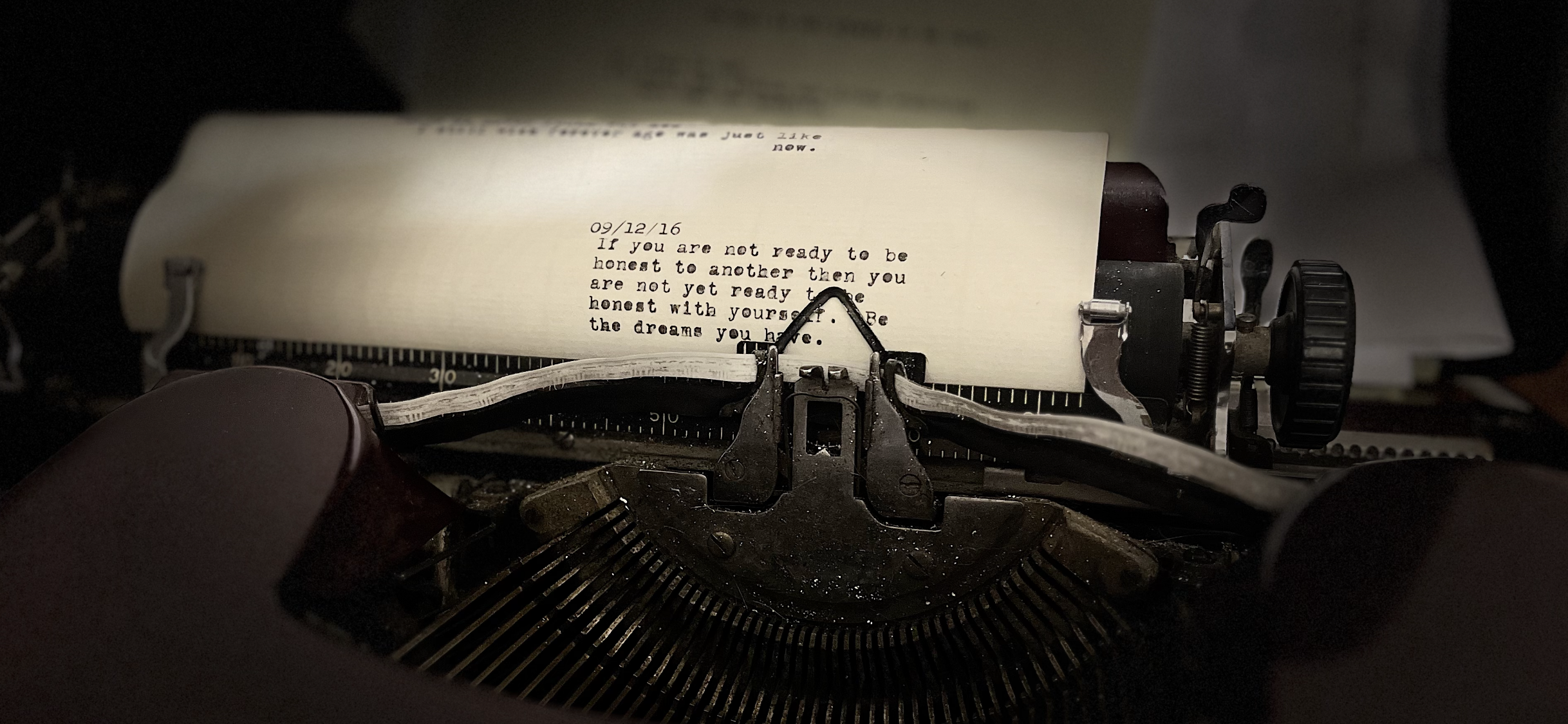 #Typewriter Thought Six Years Ago